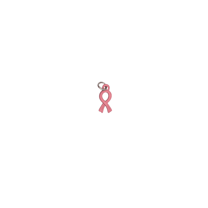 Breast Cancer Ribbon Charm
