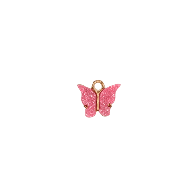 Butterfly Gem Wing Charms — Pink