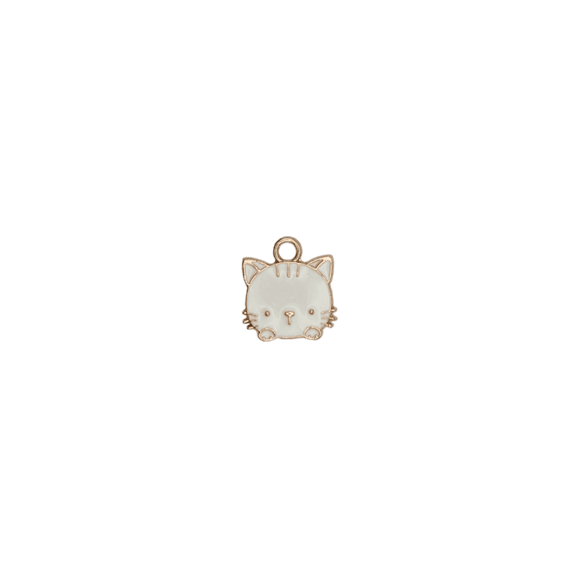 Mini Kitty Face Charm