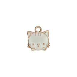 Mini Kitty Face Charm — Regular