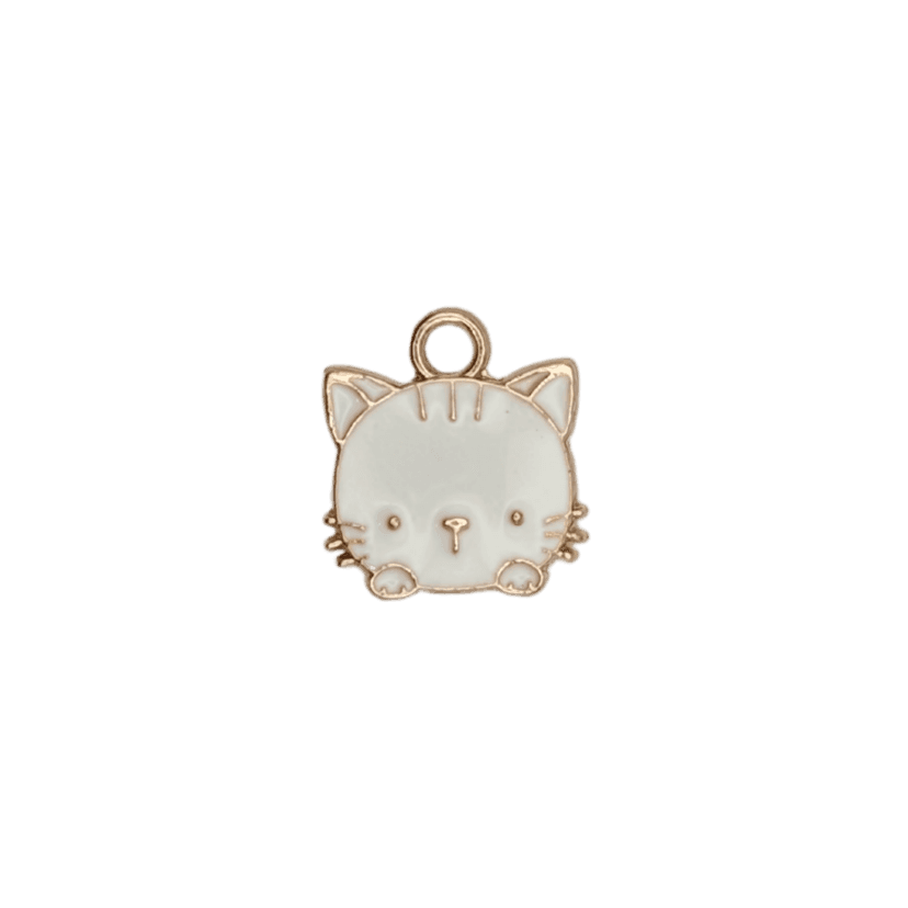 Mini Kitty Face Charm