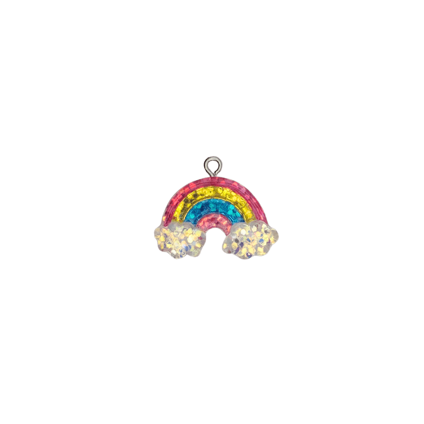 Glitter Rainbow Charm