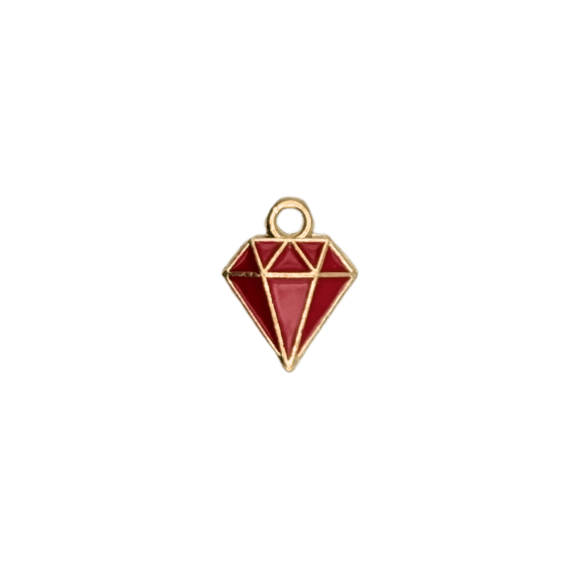 Diamond Charms — Red