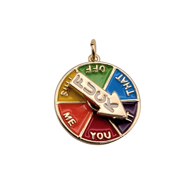 Fuck Spinning Wheel Fidget Charm