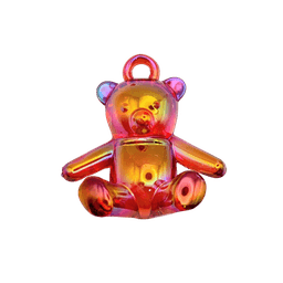 Teddy Bear Charms — Red