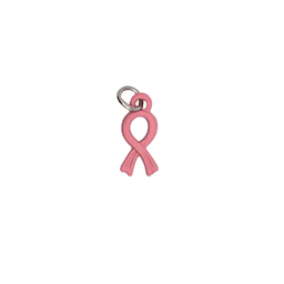 Breast Cancer Ribbon Charm — Regular