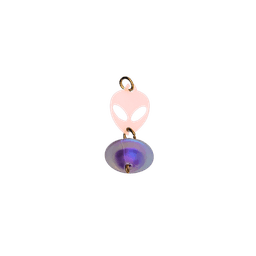 Alien and UFO Charm — Regular