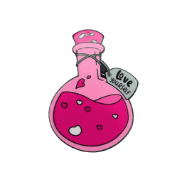 Pink Potion Charms — Love Yourself Potion