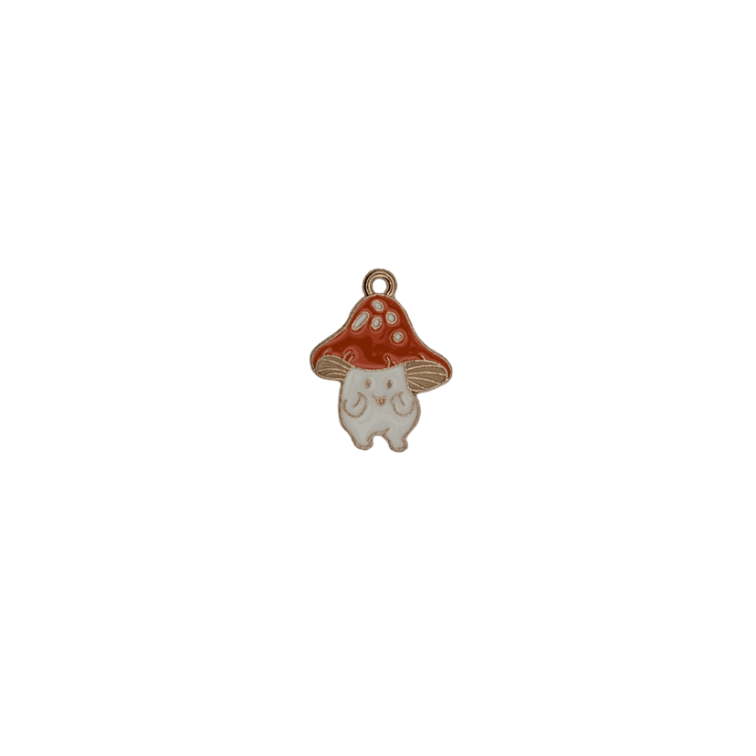 Mushroom Elf Charm
