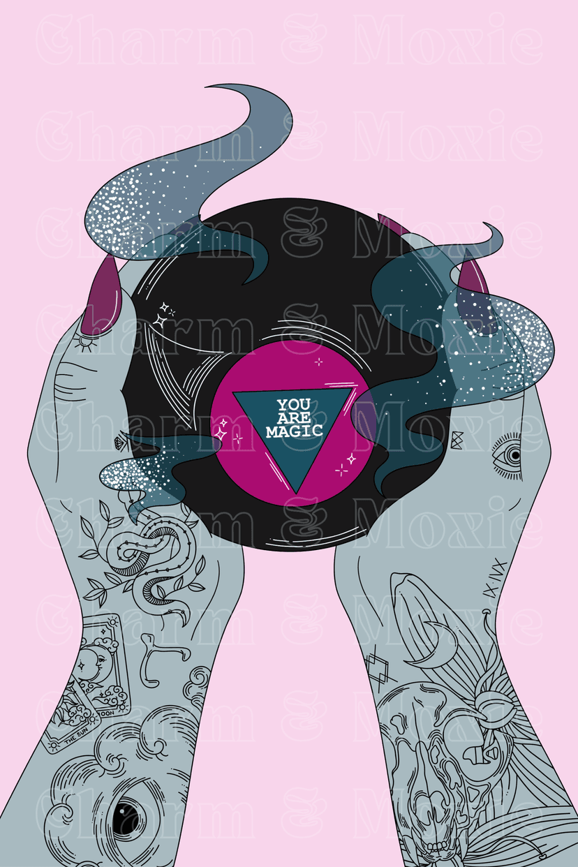 You Are Magic - Eight Ball Print