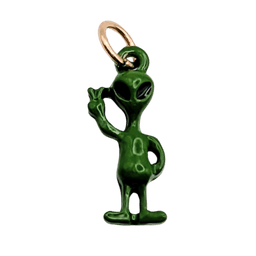Mini Alien Charms — Green
